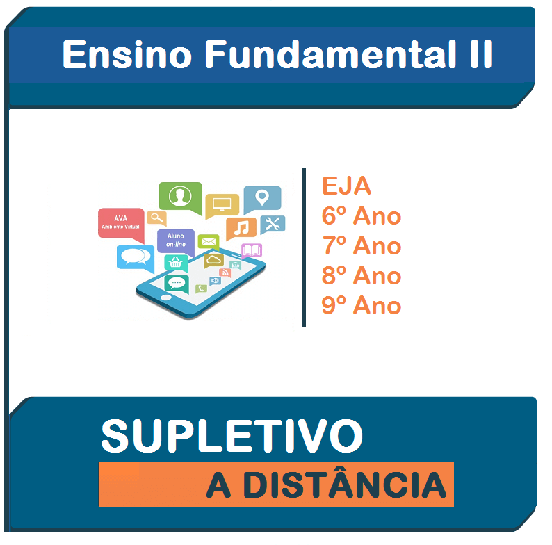 Curso de Supletivo EJA Ensino Fundamental II online com certificação válida em todo o Brasil, com aulas EAD, suporte pedagógico e acesso à plataforma digital 24h